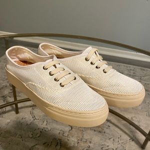 Soludos Women's Mesh Lace Up Sneakers NWOT